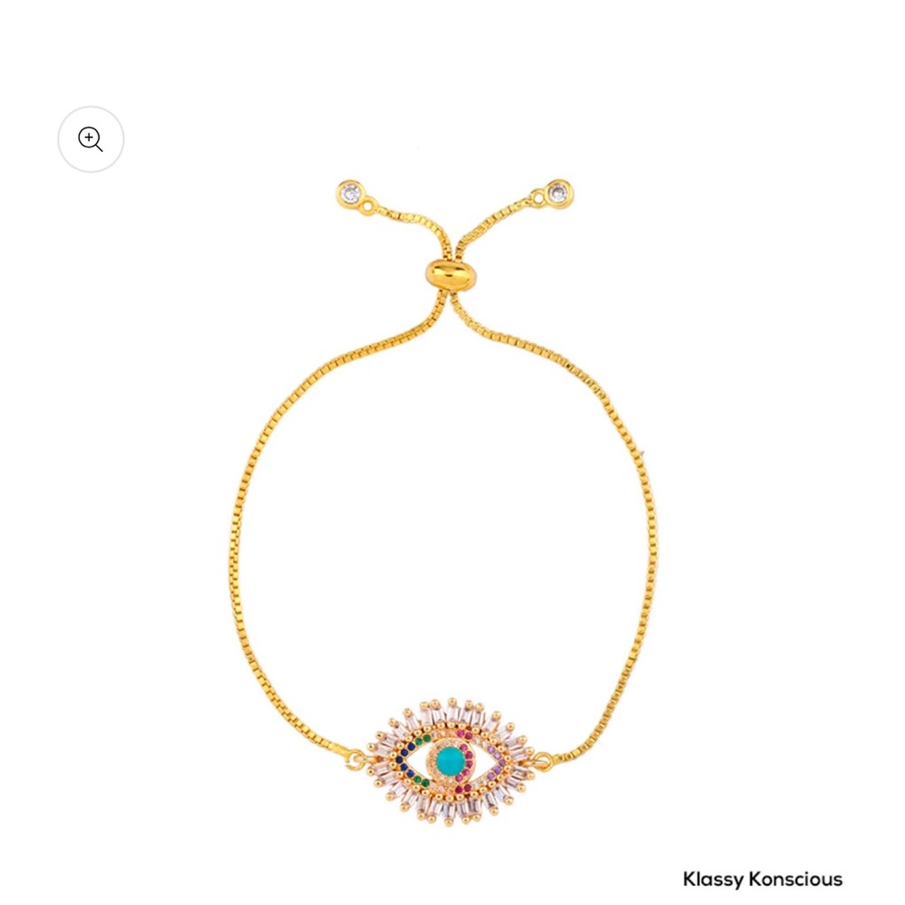 Evil Eye Gold Bracelet “Fulfillment”